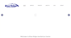 Desktop Screenshot of blueridgeaesthetics.com